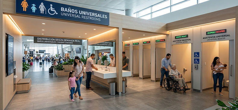 Construcciones igualitarias: el dise&ntilde;o de los ba&ntilde;os p&uacute;blicos